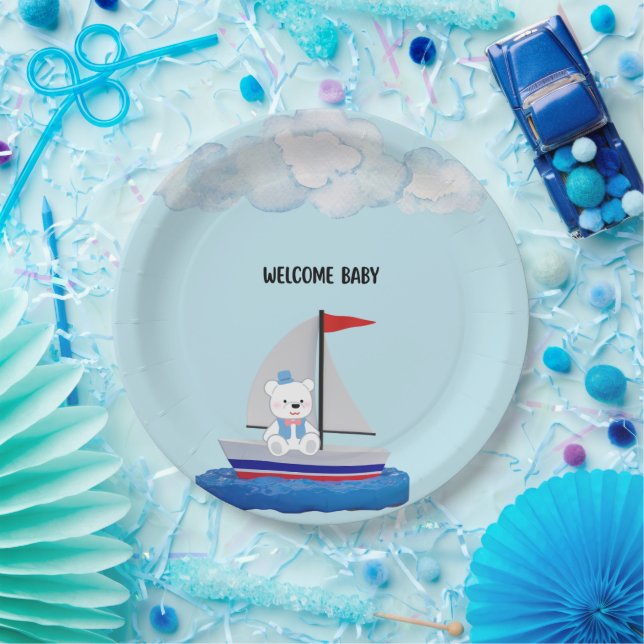 Baby Shower Paper Plates Pappteller (Party)