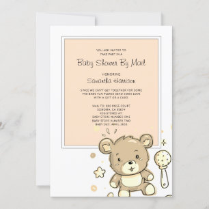 Baby shower Par Courrier Invitation