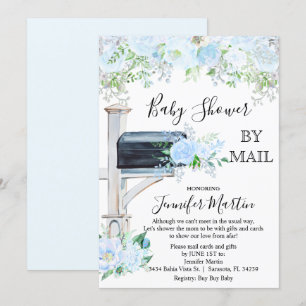 Baby shower par invitation par courrier