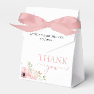 Baby-Shower-Party für kleines Mädchen mit rosa Blu Geschenkschachtel
