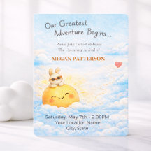 Baby-Shower-Pastell-Hasen-Sonnenschein