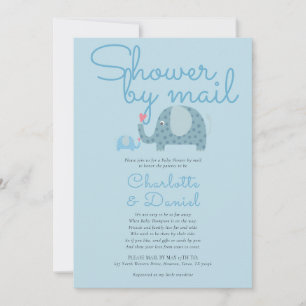 Baby Shower per Post Long Distance Sprinkle Einladung