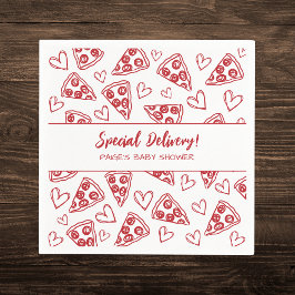 Baby Shower Pizza Party Italienische Sonderlieferu Serviette