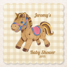 Baby-Shower-Pony-Unterlage