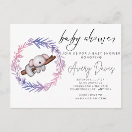 Baby Shower Postkarte