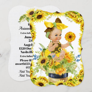 Baby shower précieux ou invitation d'anniversaire