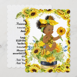 Baby shower précieux ou invitation d'anniversaire