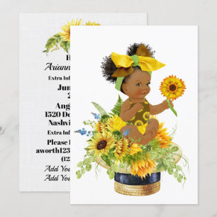 Baby shower précieux ou invitation d'anniversaire