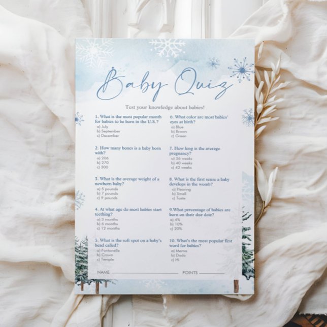 Baby Shower Quiz Game (Von Creator hochgeladen)