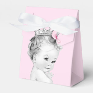 Baby shower rose princesse Ballotins