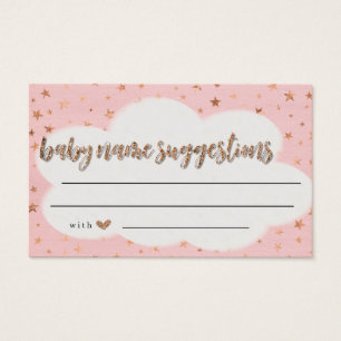 Baby shower rustique de fille de carte de