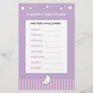 Baby-Shower-Spiel - Wortverwirrung