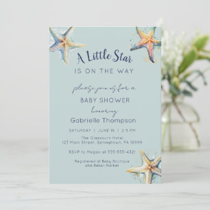 BABY SHOWER STARFISH Invitation