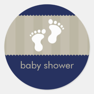 BABY SHOWER STICKER :: glückliche Füße 11