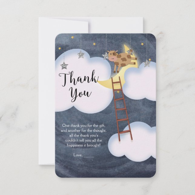 Baby Shower Storybook Kinderzimmer Rhyme Danke Kar (Vorderseite)
