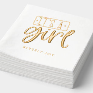 Baby shower sur mesure C'est une serviette de serv