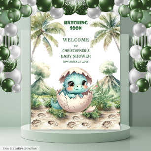 Baby shower Tapisserie Hatching Bientôt mignon Din