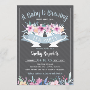 Baby shower Tea Party Invitation