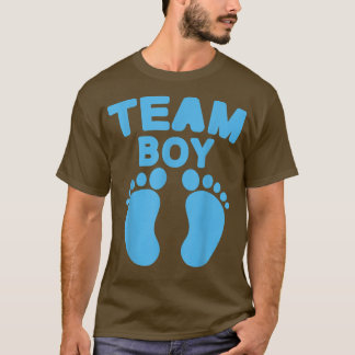 Baby Shower Team Boy Baby Party Footprints Geschle T-Shirt