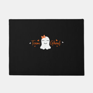 Baby Shower Team Girl Halloween Gender Reveal Team Fußmatte