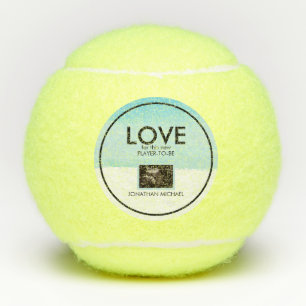 Baby Shower Tennis Schwangerschaft Ultraschall Fot Tennisbälle