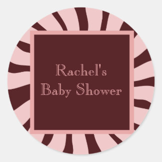 Baby Shower Umschlag Aufkleber