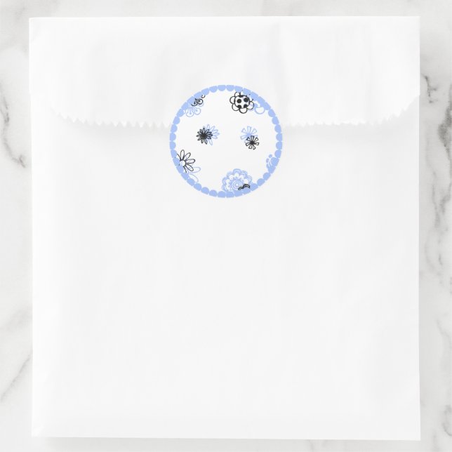 Baby Shower Umschlag Aufkleber (Tasche)