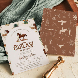 Baby shower Western Horse Invitation