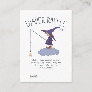Baby-Shower-Windel-Raffle-Tickets   Kleine Hexe Begleitkarte