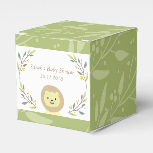 Baby showers Safari Ballotins (Verso)
