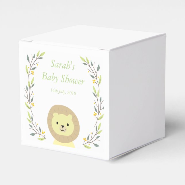 Baby showers Safari Ballotins (Verso)