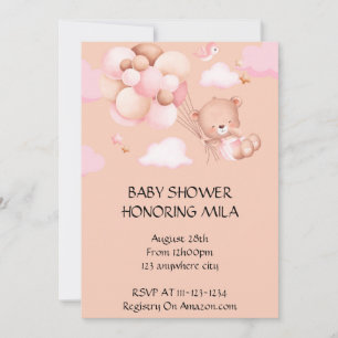 BABY SHOWING INVITATION SAVE THE DATE