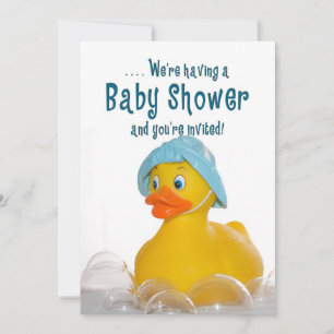 BABY SHOWITE INVITE - RUBBER DUCKY EINLADUNG