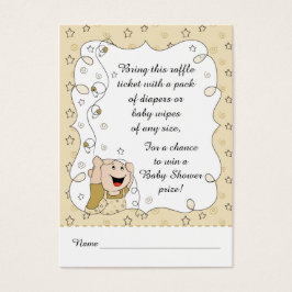 Baby Showschläger Ticket/Gold Stars Baby