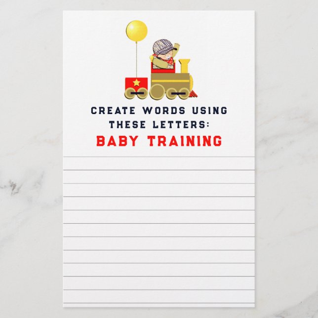 Baby Showspiele (Vorderseite)