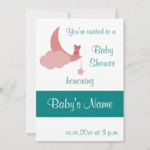 Baby Showvorlage - Für Frauen Einladung