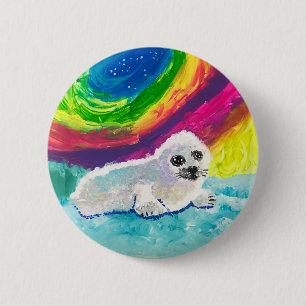 Baby Siegel "Kunst von Kindern" Button