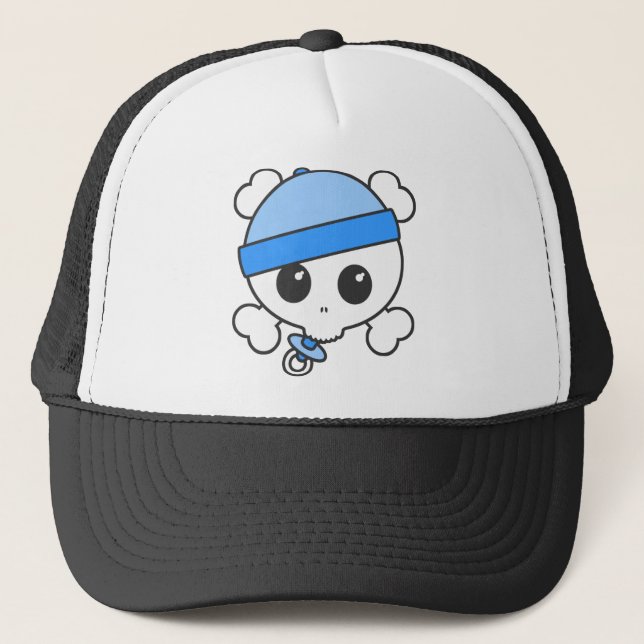Baby Skully Truckerkappe (Vorderseite)
