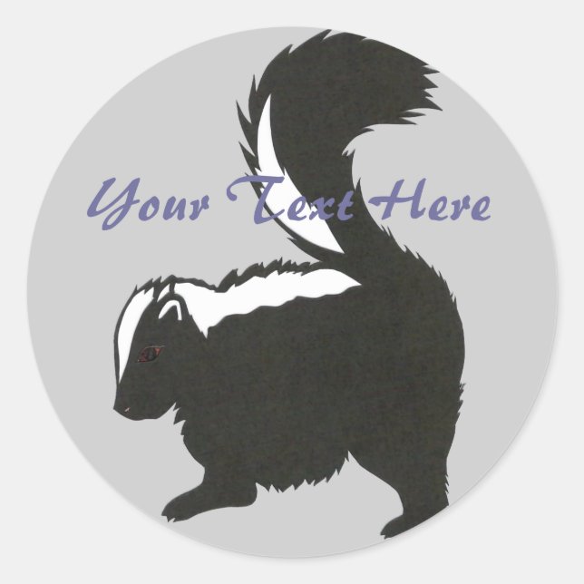Baby Skunk Sticker (Vorderseite)