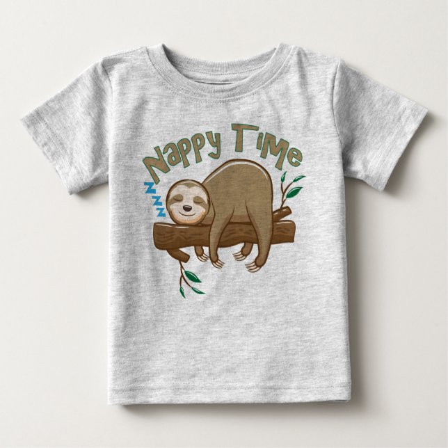 Baby Sleepy Time! Baby T-shirt (Vorderseite)