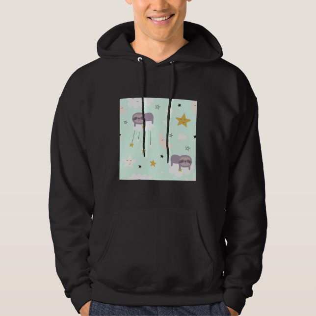 Baby Sloth Star Hoodie (Vorderseite)