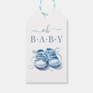 Baby Sneakers Baby Shower Invasion, Baby Boy Geschenkanhänger