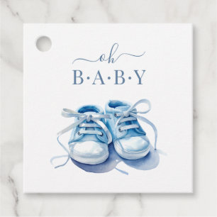 Baby Sneakers Baby Shower Invasion, Baby Boy Geschenkanhänger