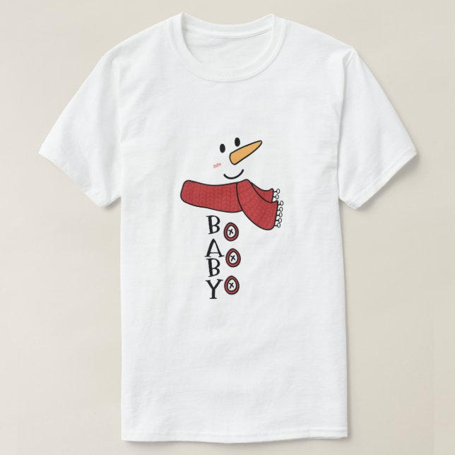 Baby Snowman Costume Family Matching Funny Christm T-Shirt (Design vorne)