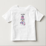 Baby Snowman Niedlich Whimsical Christmas Kleinkind T-shirt<br><div class="desc">Niedlicher Cartoon Schneemann,  Baby Weihnachten Shirt.</div>