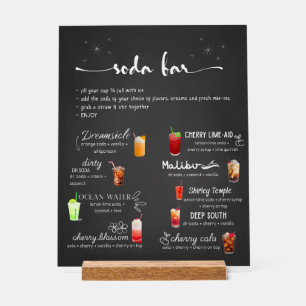 Baby Soda Fertig zum Knallen Soda Bar  Acrylschild