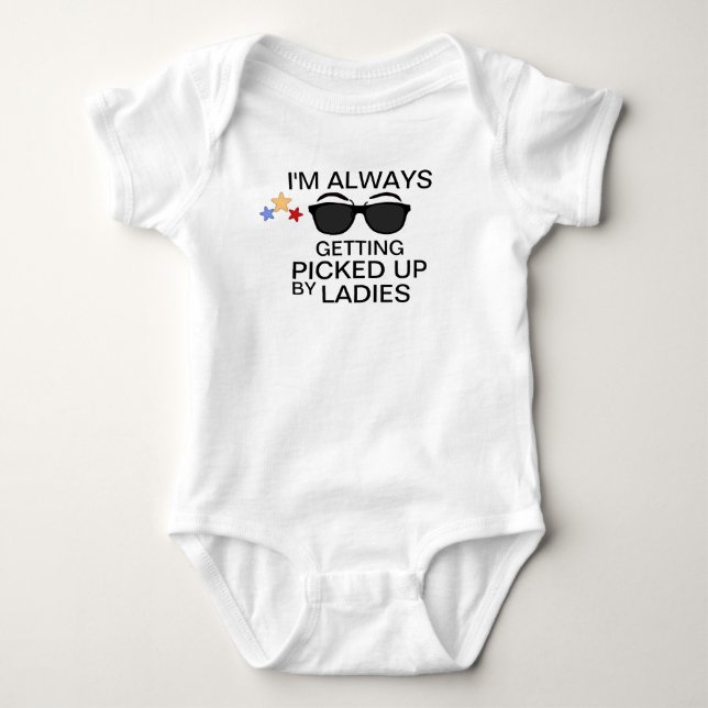 Baby Spaß - Baby Jersey Bodysuit Baby Strampler (Vorderseite)