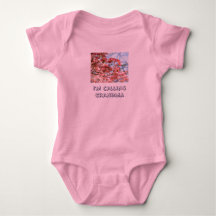 Baby Spaß Ich rufe Oma Floral