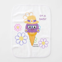 Baby-Speit-Tuch EM A DAISY Creamy Dreamies