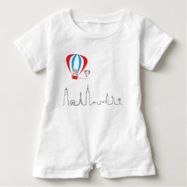 Baby-Spielanzug mit WeltSkylinen Baby Strampler